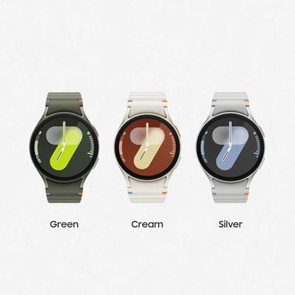 SAMSUNG Galaxy Watch 7 Bespoke Edition 44mm Bluetooth AI Smartwatch w/Energy Score, Wellness Tips, Heart Rate, Sleep, Fitness, Dark Gray Sport Band, Green, US Version, 1Yr Manufacturer Warranty