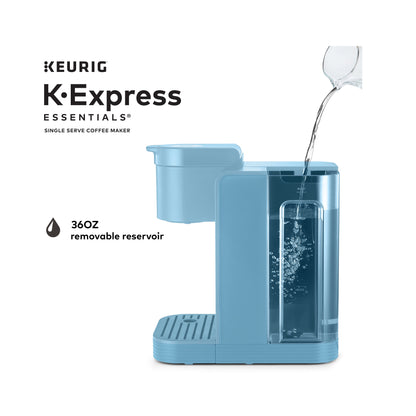 Keurig K-Express Essentials Sky Blue Single-Serve K-Cup Pod Coffee Maker