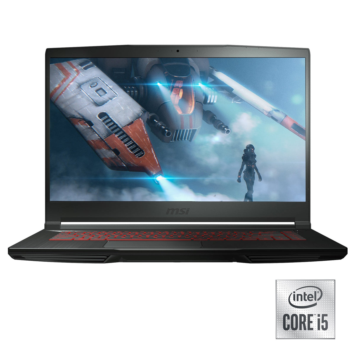 MSI GF63 Thin 15.6" Gaming Laptop, FHD 144Hz, Intel Core i5-11400H, NVIDIA GeForce RTX 3050, 8GB Memory, 512GB NVMe SSD, Windows 11, 11UC-692