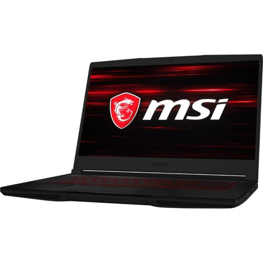 msi gf63 thin 8sc-030 15.6" gaming laptop, thin bezel, intel core i5-8300h, nvidia geforce gtx1650, 8gb, 256gb nvme nvme ssd