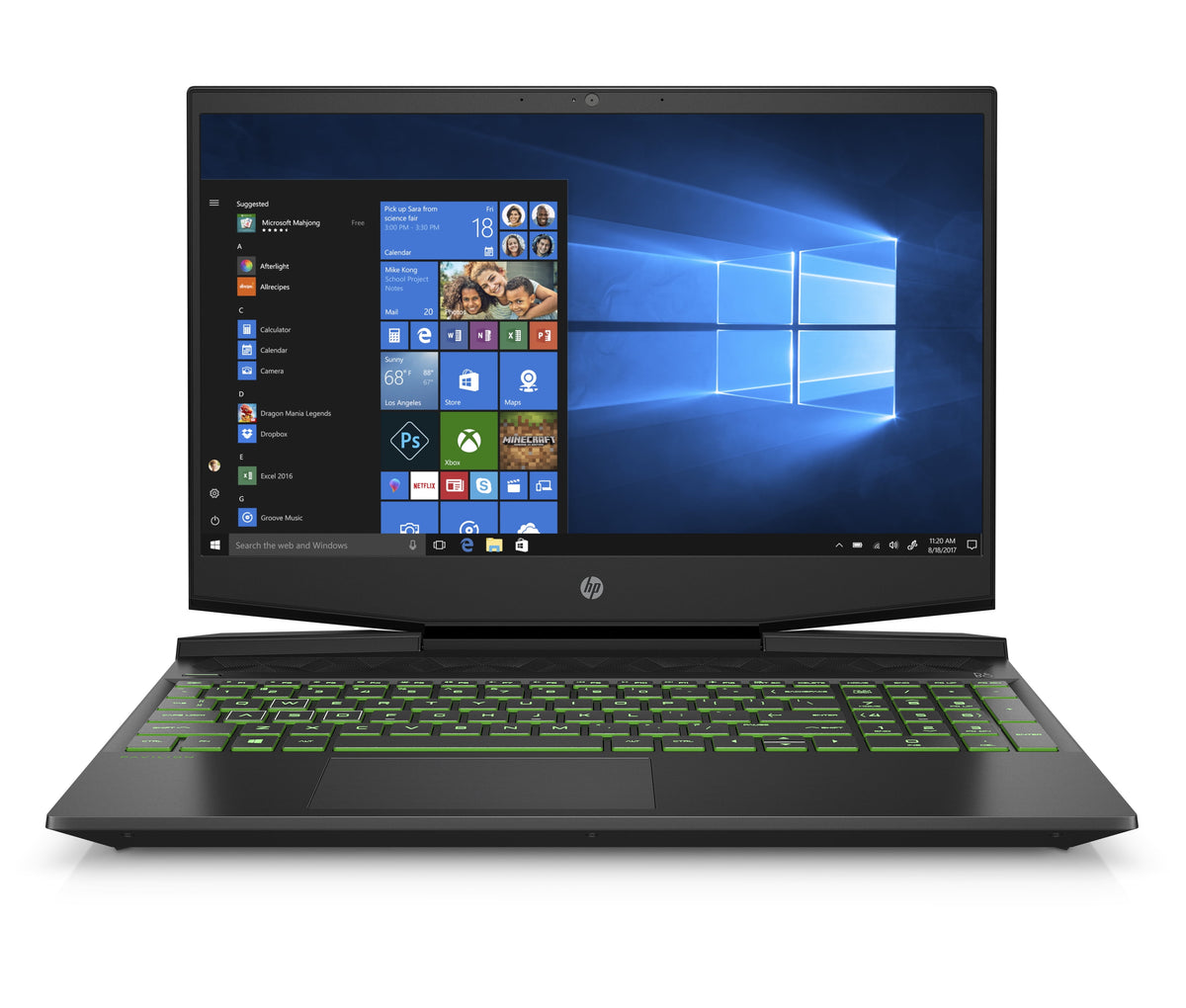HP Pavilion Gaming Laptop 15-dk0096wm - Core i5-9300H - 8 GB RAM - 256 GB SSD - GTX 1650 4 GB Graphics Card - 15.6"" Full HD 1920x1080 LCD - Webcam - Wireless - Bluetooth - Windows 10, Black