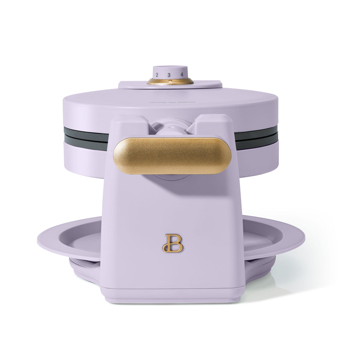 Beautiful Rotating Belgian Waffle Maker, Lavender by Drew Barrymore