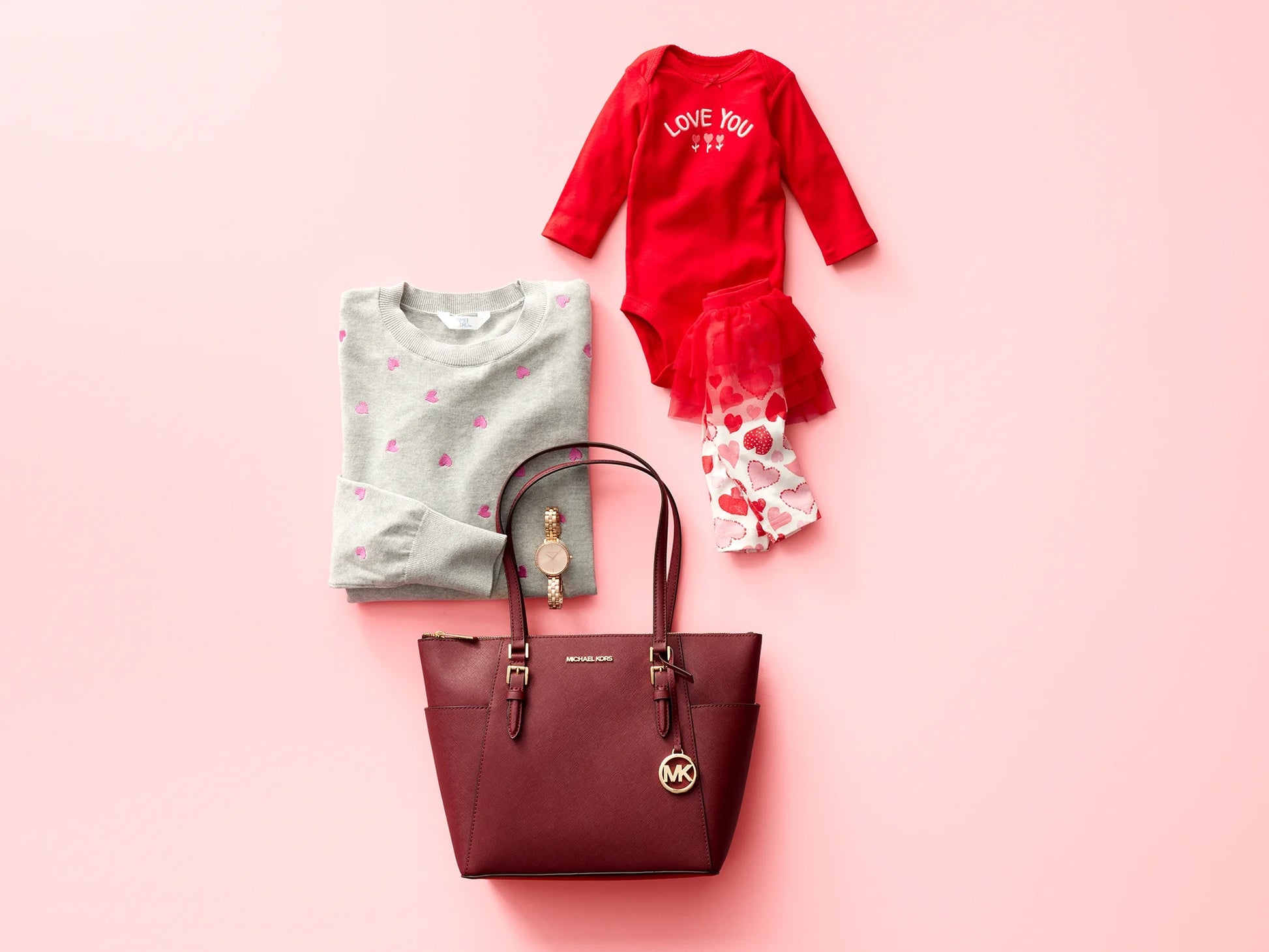 Michael Kors Charlotte Top Zip Tote Vanilla MK Signature Shoulder Bag