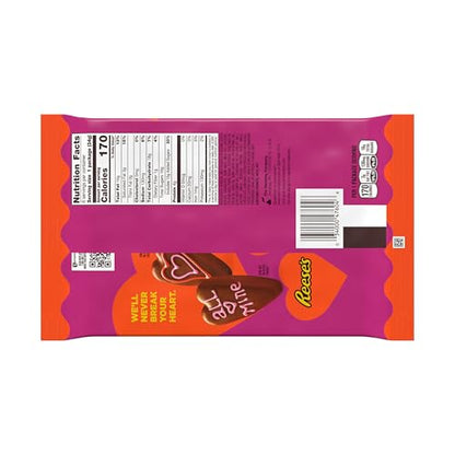Reese's Milk Chocolate Peanut Butter Hearts, Valentine's Candy Packs, 1.2 oz (6 Count)