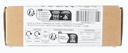 Amazon Basics Rechargeable AA Batteries, 24-Count, 2000 mAh, NiMH, Recharge up to 1000x Times, Pre-Charged