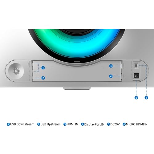 SAMSUNG 49" Odyssey QD-OLED (G93SC) Series Curved Gaming Monitor, 240Hz, 0.03ms,Dual QHD,DisplayHDR True Black 400,AMD FreeSync Premium Pro,Height Adjustable Stand,3 Year Warranty,LS49CG932SNXZA