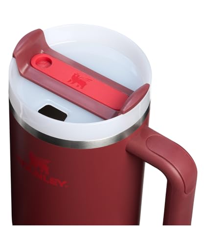 STANLEY Quencher H2.0 Tumbler with Handle and Straw 40 oz | Flowstate 3-Position Lid | Cup Holder Compatible for Travel | Insulated Stainless Steel Cup | BPA-Free | Cranberry