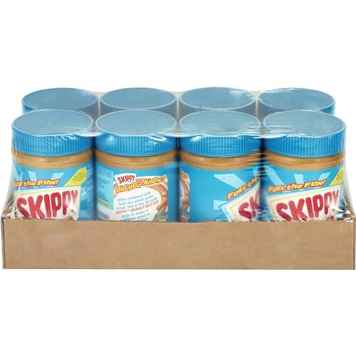 SKIPPY Creamy Peanut Butter, 16.3 Ounce (Pack of 8)