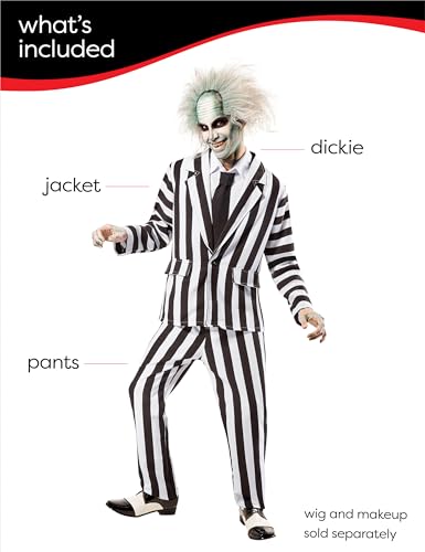 Rubies Beetlejuice: Beetlejuice Costume for Adults, Men's XL