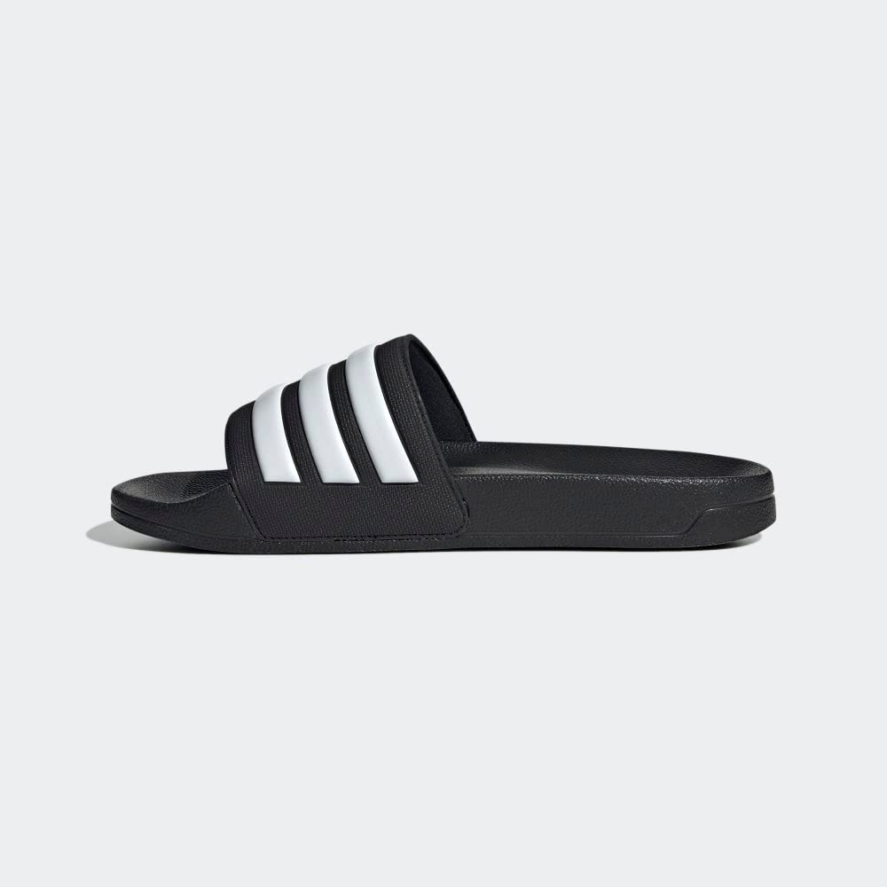 adidas Adult Adilette Shower Core Black/White/Core Black 10