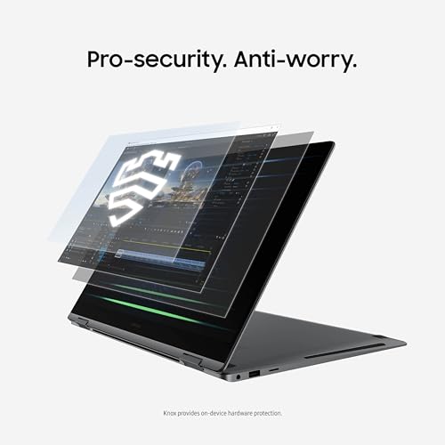 Samsung 16” Galaxy Book5 Pro 360 Copilot+ PC, AI Computer, Intel Core 7 Ultra Processor, 3K AMOLED (2880x1800) Touchscreen, S Pen,120Hz, Dolby Atmos, Student Laptop, Lightweight, All-Day Battery Life