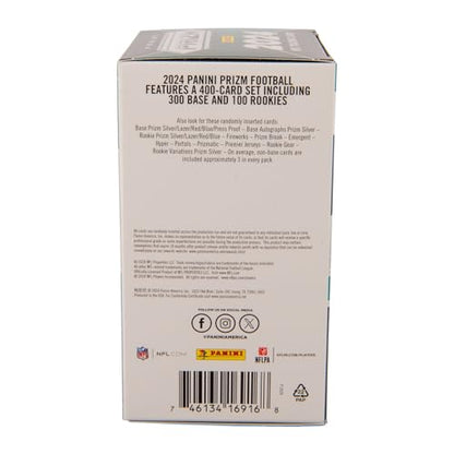 2024 Panini Prizm Football Trading Cards Blaster Box