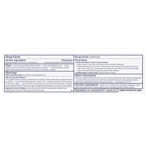 Sensodyne Sensitivity & Gum Whitening Toothpaste, Toothpaste for Sensitive Teeth & Gum Problems, 3.4 Ounces (Pack of 3)