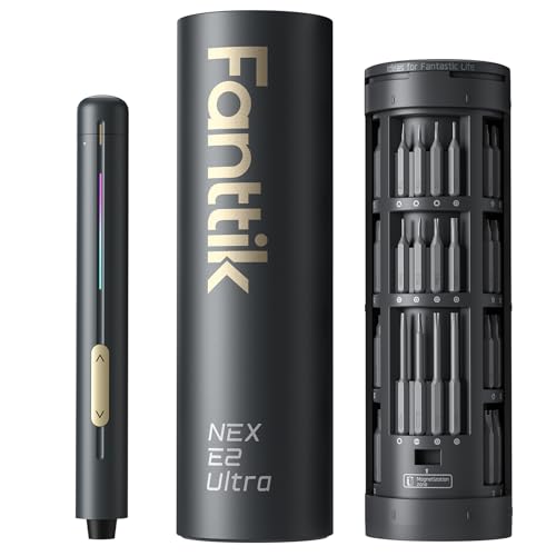 Fanttik E2 Ultra Electric Screwdriver, Screwdriver for Electronics (Grey)