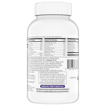 Centrum Minis Silver Women's Multivitamin for Women 50 Plus, Multimineral Supplement with Vitamin D3, B Vitamins, Non-GMO Ingredients, Supports Memory and Cognition in Older Adults - 280 Ct