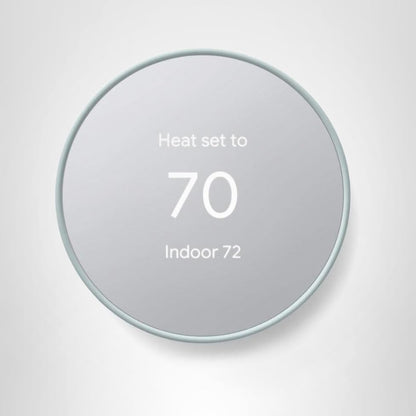Google Nest Thermostat - Smart Thermostat for Home - Programmable Wifi Thermostat - Fog