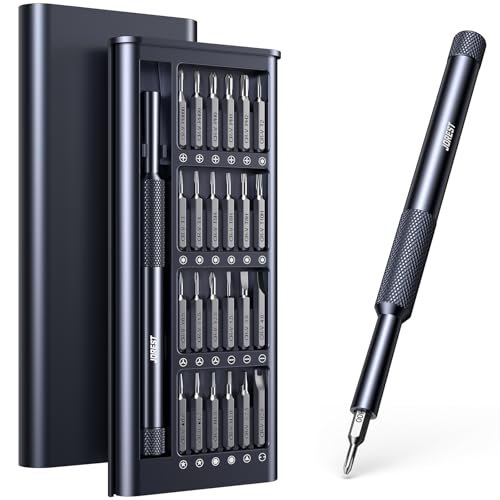 JOREST 25-IN-1 Precision Screwdriver Set, Mini Repair Tool Kit with Torx for Macbook, Computer, Laptop, iPhone, PS5, Xbox, Switch, Glasses, Watch, Ring Doorbell, Electronic, Small Gift Gadget for Men