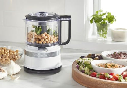 KitchenAid KFC3516WH 3.5 Cup Food Chopper, White