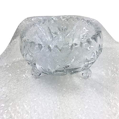 Amazon Basics Bubble Wrap for Moving, Packing, Shipping and Storage, Perforated Protective Cushioning for Fragile Items, 12-inch x 175-ft Long Roll, Small 3/16", Clear