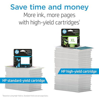 HP 67XL Black High-yield Ink Cartridge | Works with HP DeskJet 1255, 2700, 4100 Series, HP ENVY 6000, 6400 Series | Eligible for Instant Ink | One Size | 3YM57AN