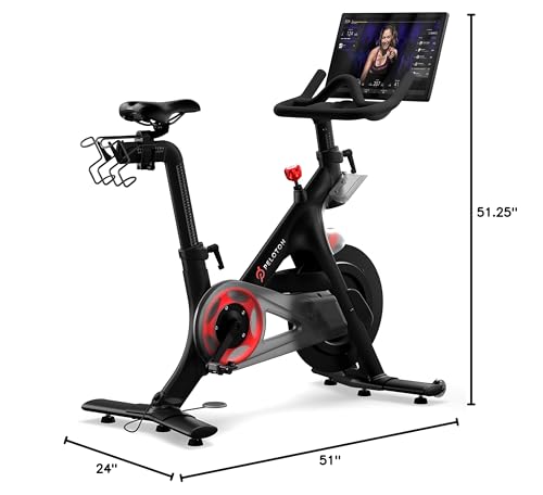 Original Peloton Bike | Indoor Stationary Exercise Bike with Immersive 22" HD Touchscreen (Updated Seat Post)