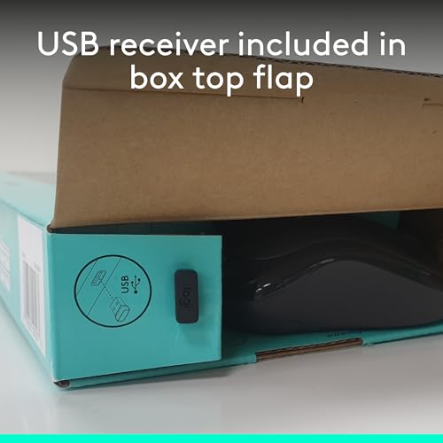 Logitech MK270 Wireless Keyboard and Mouse Combo for Windows, 2.4 GHz, 8 Multimedia Keys, PC, Laptop, Wireless Keyboard Compact Mouse Combo - Black