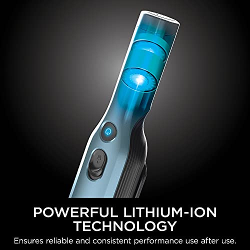 Shark WV201BLBRN WANDVAC Cordless Hand Vac, Lightweight and Portable at 1.4 lbs. with Powerful Suction, Charging Dock, One-Touch Empty for Car & Home, Cove Blue