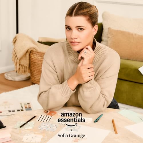 Amazon Essentials x Sofia Grainge Women's Stretch Modal Long-Sleeve and Full-Length Bottom Pajama Set, Ivory Squirrel Picnic, Large