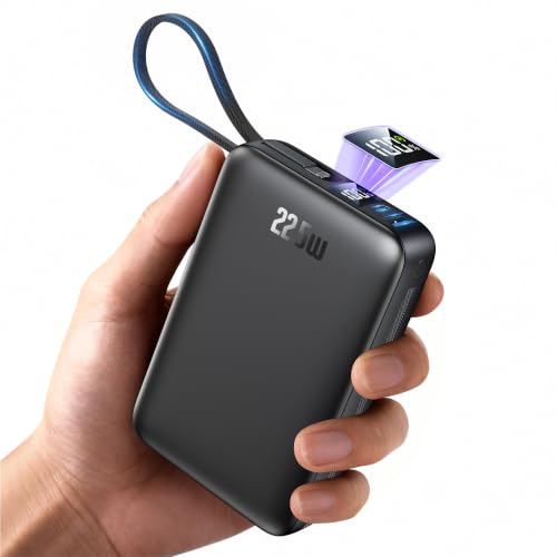 Portable Charger 50000mAh, 22.5W Fast Charge Power Bank Built-in 2 Cable