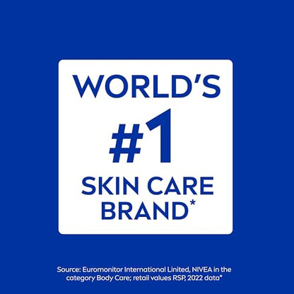 NIVEA Essentially Enriched Body Lotion for Dry Skin, 48-Hour Moisturizing Lotion with Deep Nourishing Serum and Almond Oil, 16.9 Fl Oz Pump Bottle