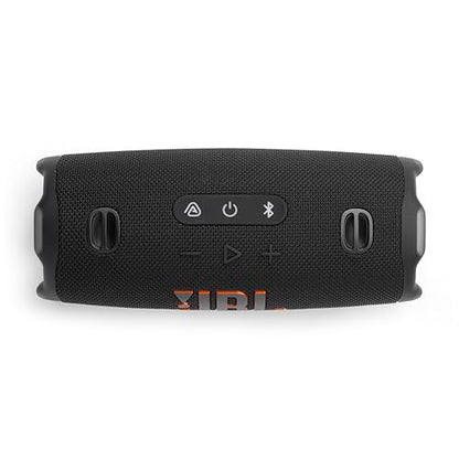JBL Charge 6 - Portable Waterproof & Drop-Proof Bluetooth Speaker, Bold Pro Sound with AI Sound Boost, 28Hrs of Playtime, Built-in powerbank & Comes with a Sturdy/Removable Carrying Strap (Black)