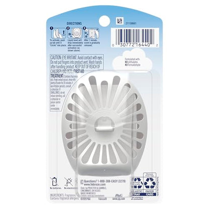 Febreze Bathroom Air Freshener, Odor-Fighting, Plug In Alternative, Air Fresheners for Home and Bathroom and Kitchen, Closet Air Fresheners, Downy April Fresh Scent, 6 Count