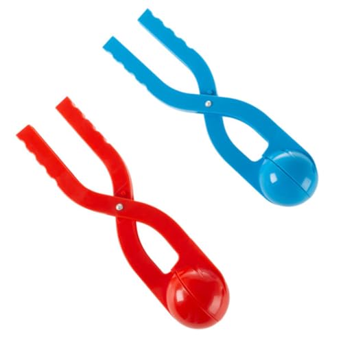 Hey Play Snowball Maker Tools, Red/Blue, Set of 2