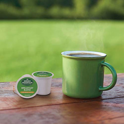Green Mountain Coffee Roasters Breakfast Blend Single-Serve Keurig K-Cup Pods, Light Roast Coffee, 72 Count