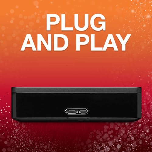 Seagate Portable 2TB External Hard Drive HDD — USB 3.0 for PC, Mac, PlayStation, & Xbox -1-Year Rescue Service (STGX2000400)