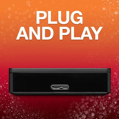 Seagate Portable 2TB External Hard Drive HDD — USB 3.0 for PC, Mac, PlayStation, & Xbox -1-Year Rescue Service (STGX2000400)