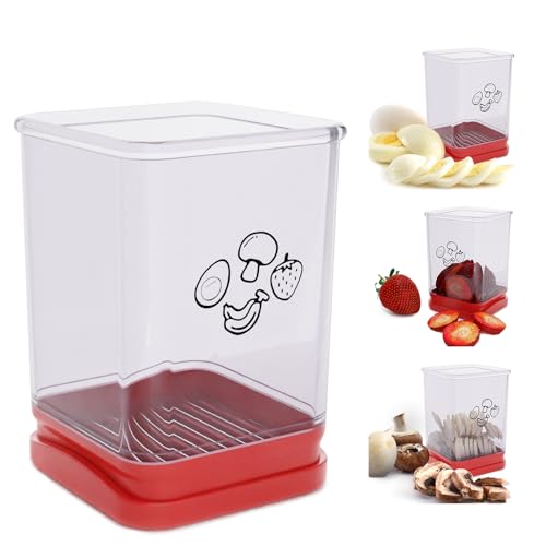 Fruit Slicer Cup, Speed Cutter for Strawberry Banana Grape Boiled Egg,1PCS