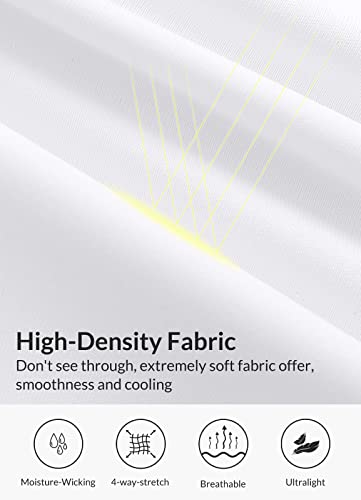 BALEAF Women's UPF 50+ Sun Protection Long Sleeve Zipper Hooded Neck White Shirt 2XL