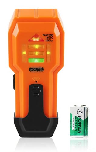 Stud Finder Wall Scanner Wood and Metal Detector Sensor for 3/4 inch Thickness Wall (ST102-Orange)