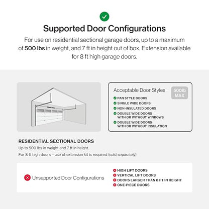 Genie StealthDrive 7155 Connect Smartphone-Controlled Belt Drive Garage Door Opener - 1 Each