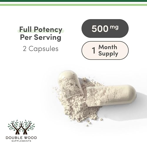 TUDCA Bile Salts Liver Support Supplement, 500mg Servings, Liver and Gallbladder Cleanse Supplement (60 Capsules, 250mg) Genuine Bile Acid TUDCA with Strong Bitter Taste by Double Wood
