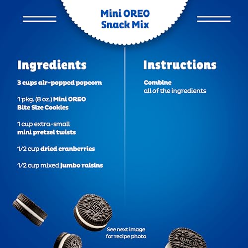 OREO Minis Chocolate Sandwich Cookies, 12 - 3 oz Bags