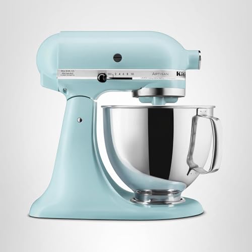 KitchenAid Artisan Series 5 Quart Tilt Head Stand Mixer with Pouring Shield KSM150PS, Mineral Water