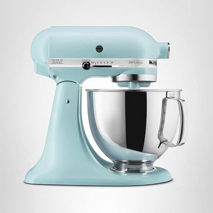 KitchenAid Artisan Series 5 Quart Tilt Head Stand Mixer with Pouring Shield KSM150PS, Mineral Water