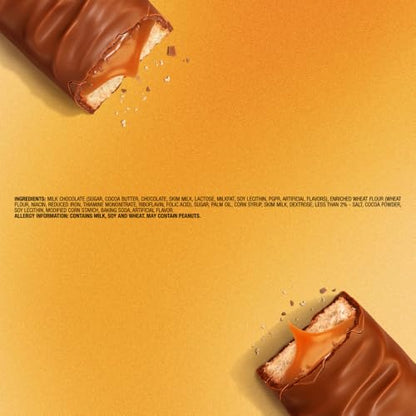 TWIX Fun Size Caramel Cookie Milk Chocolate Bars Individually Wrapped Easter Basket Egg Stuffers Easter Candy, 10.83 Oz Bag