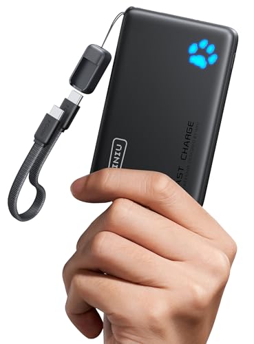 INIU 45W Fast Charging Portable Charger, Smaller 10000mAh Travel Power Bank