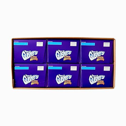 Gushers Flavor Mixers Fruit Snacks, Variety Snack Pack, Gluten-Free, 8 Pouches, 4.25 oz Each (Pack of 6)