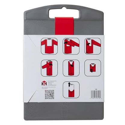 Household Essentials 195 Shirt Folding Board For Laundry | Folds T-Shirts, Polos And Dress Shirts , Black