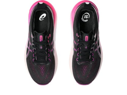 ASICS Women's Gel-Kayano 31 D Running Shoes, 8.5, Black/Bold Magenta