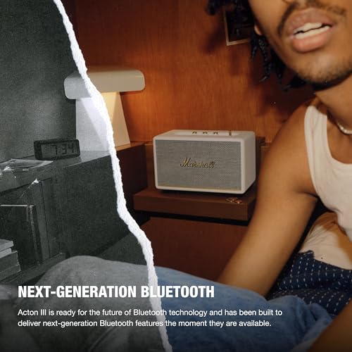 Marshall Acton III Bluetooth Speaker - Cream